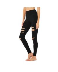 Alo Yoga strappato Leggings da donna Warrior