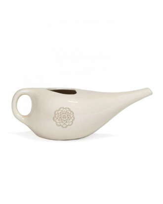 Neti pot in ceramica per irrigazione nasale