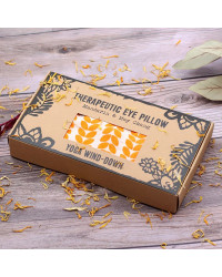 Cuscini per gli occhi con semi di lino