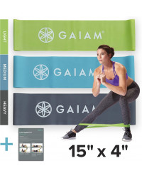 Set di fasce elastiche per il rafforzamento muscolare Restore Loop Gaiam