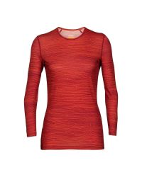 T-shirt di lana Merino da donna Oasis 200 Ski Track