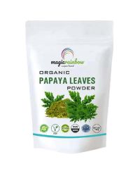 Foglie di papaia biologiche in polvere superfood