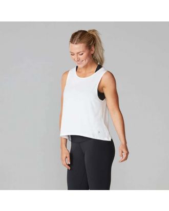 T-shirt da donna Canotta alta bassa Tavi Noir