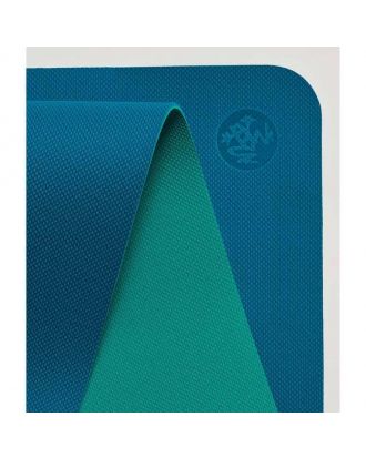 Manduka welcOMe joga blazina 5mm (174cm) - turkizna / zelena