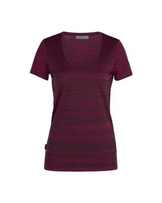 Tech Lite SS Scoop 1000 Lines majica iz merino volne-ABK-168