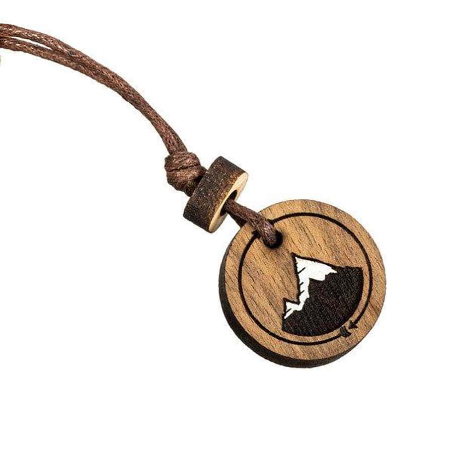  Collana In legno per tutti gli amanti della natura e delle montagne